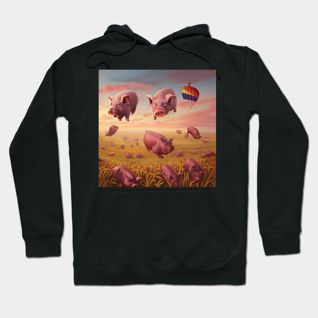 Pigs can Fly . Hoodie by Canadaman99